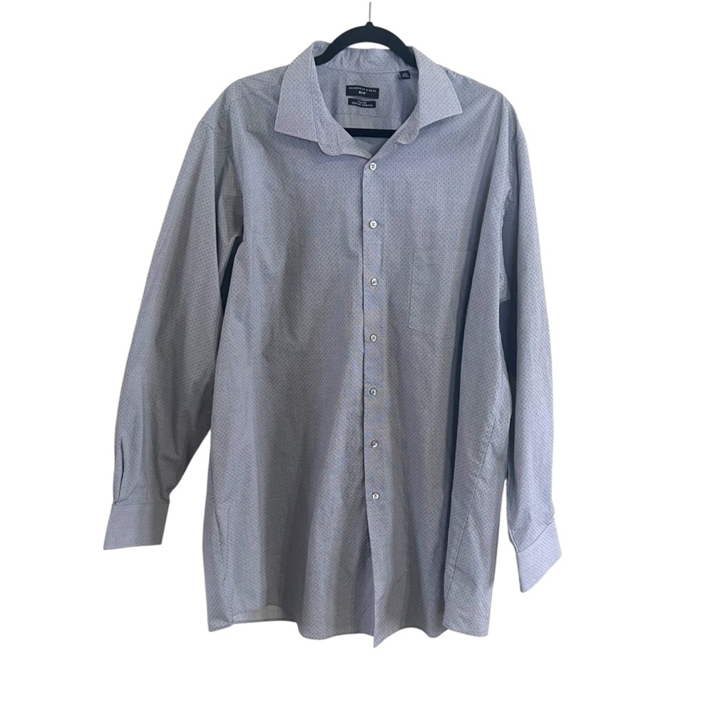 Shaquille O’Neal Long Sleeve Button Down Shirt Size Mens XLG Tall Fit Cooling
